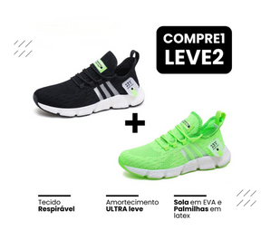 (COMPRE 1 LEVE 2) Tênis New Runner - Respirável e Ultra Resistente