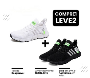 (COMPRE 1 LEVE 2) Tênis New Runner - Respirável e Ultra Resistente