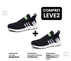 (COMPRE 1 LEVE 2) Tênis New Runner - Respirável e Ultra Resistente