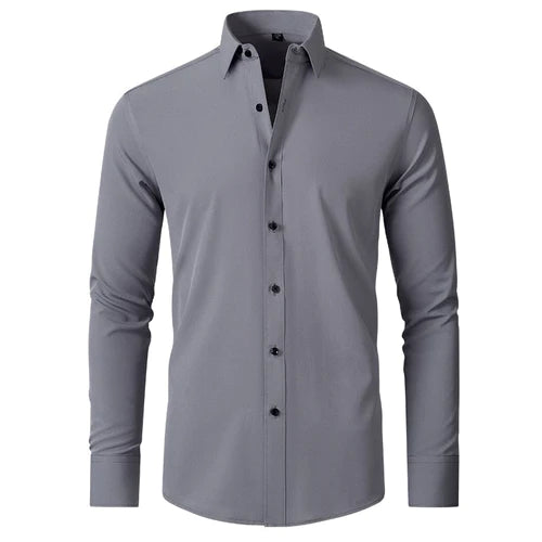 Camisa Flexível Ultra Comfort® Tecido Seda Gelo - Não amarrota